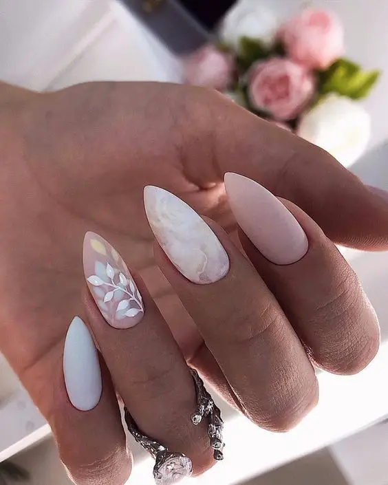 The prettiest pink rose nails and rose nail designs for your next manicure