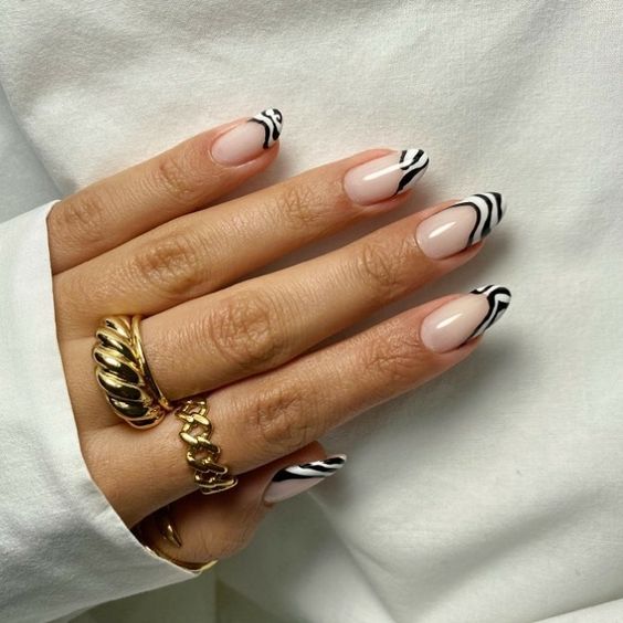 The top zebra nails including zebra nail designs, zebra nail art, and more animal print nails