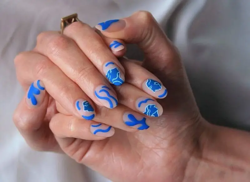 The top royal blue nails, royal blue nail ideas, and royal blue nail designs