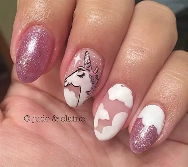 Unicorn nails and unicorn nail designs to try