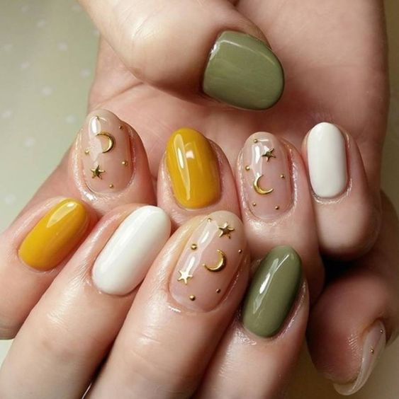 The best olive green nails