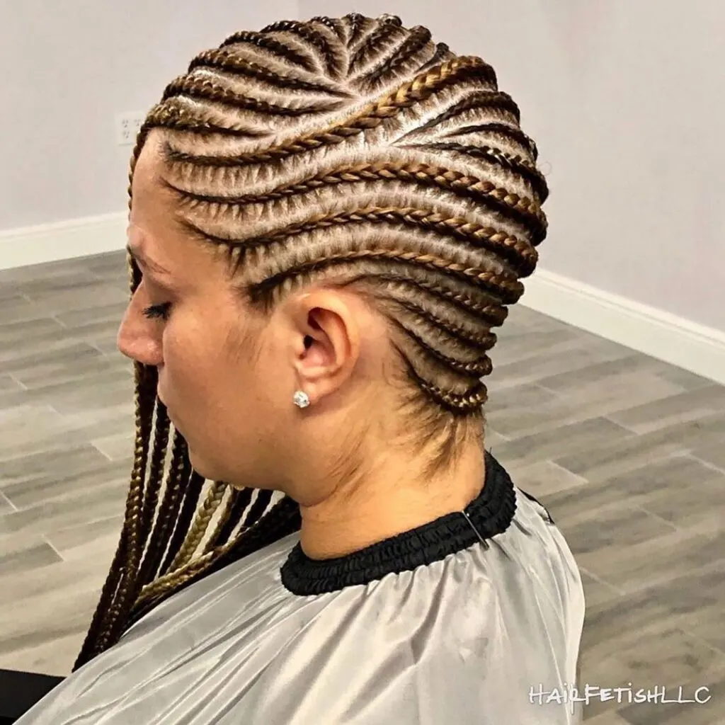 Brown lemonade braids 