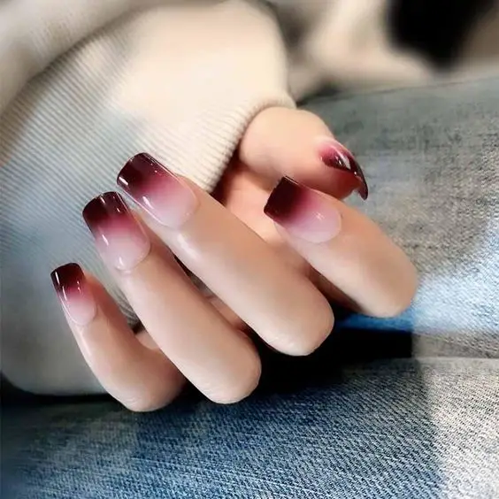 burgundy nails and burgundy nails designs