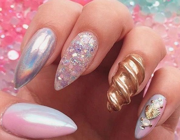 Unicorn nails and unicorn nail designs to try