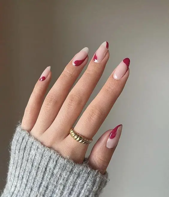 burgundy nails and burgundy nails designs