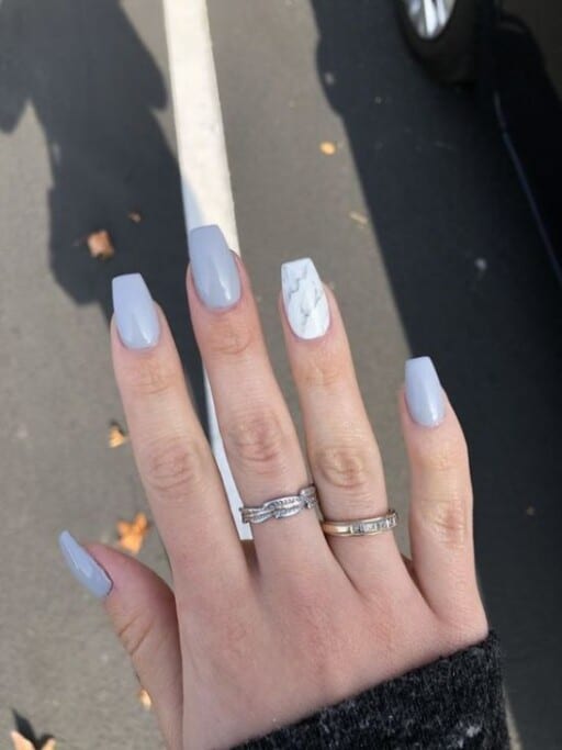 natural acrylic nails