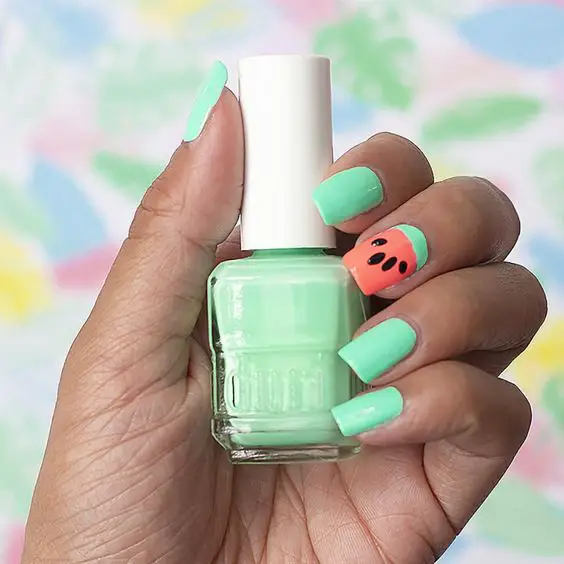 See these watermelon nails, watermelon nail art, and fruit nails 