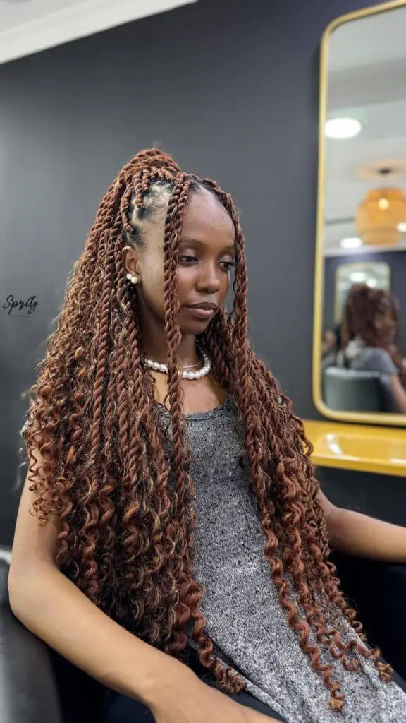 brown boho island twists 