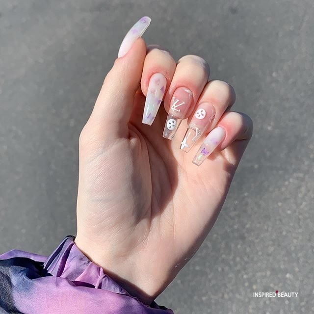  Nude baddie Nails