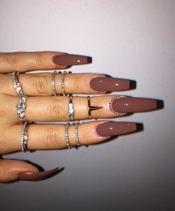 Classy Long Nails