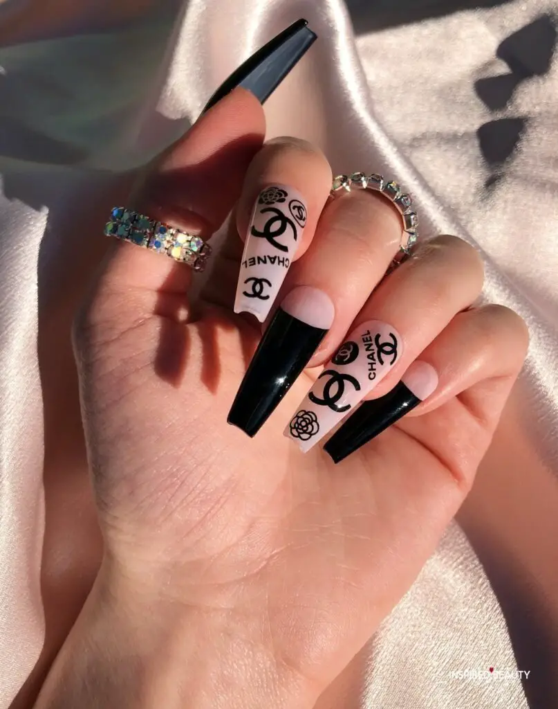 Black baddie nails