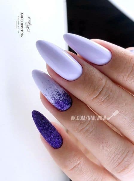 Trending beautiful purple nails for inspiration - True Purple