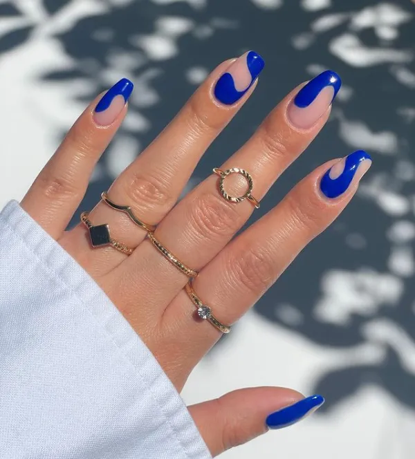 The top royal blue nails, royal blue nail ideas, and royal blue nail designs