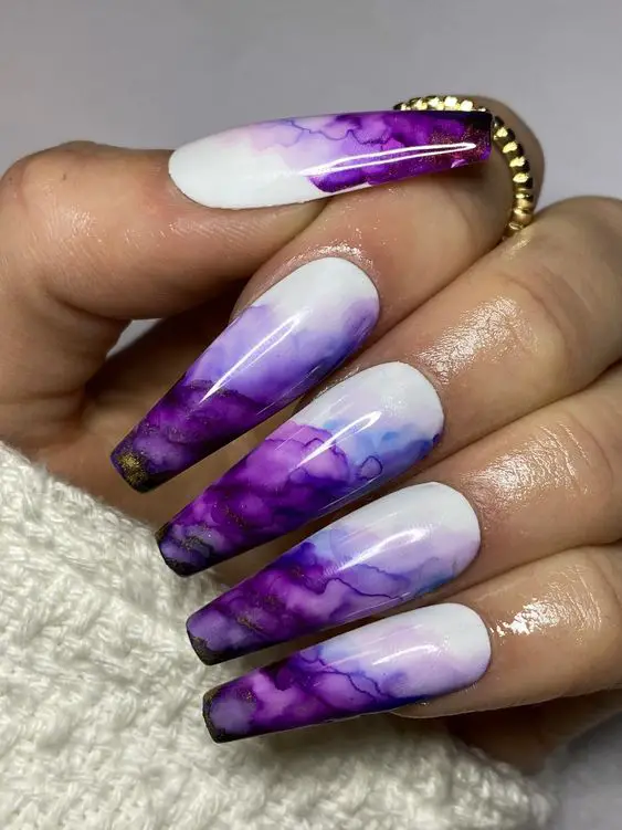 The Best Dark Purple Nails & Dark Purple Nail Designs