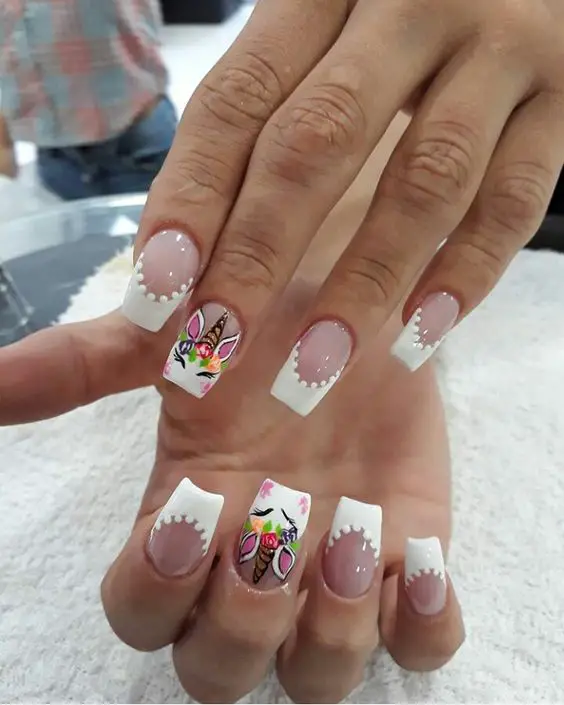 Unicorn nails and unicorn nail designs to try