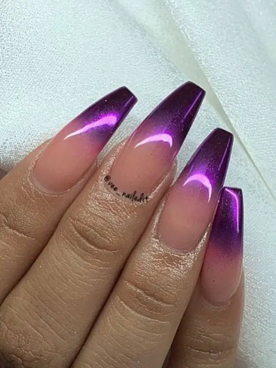 The Best Dark Purple Nails & Dark Purple Nail Designs