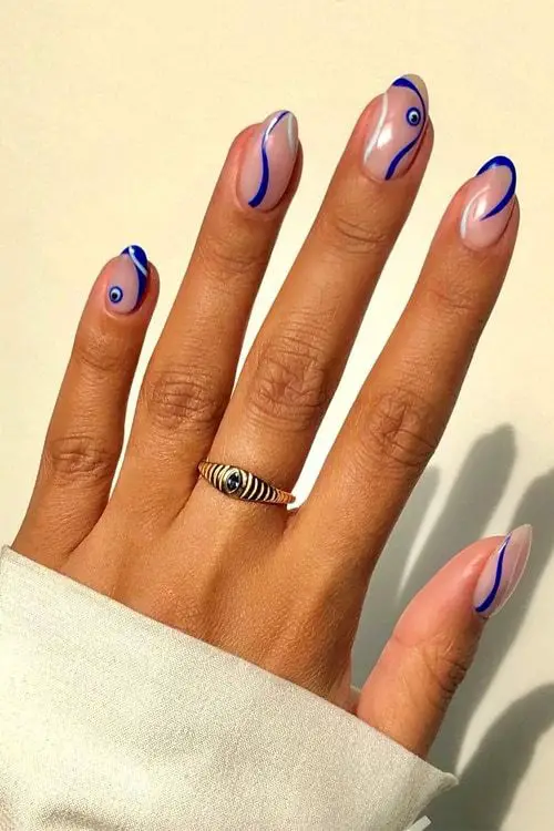 evil eye nails