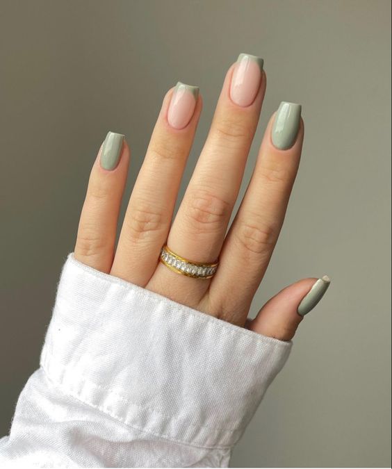 The top sage green nails and sage green nail designs to check out