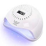 Led UV Nail Lamp 168W Quick-Drying Curing Lamp Nail Dryer UV Light for Gel Nails with 10s 30s 60s...