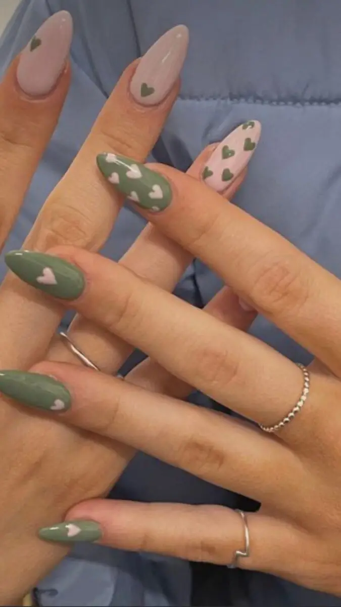 The top sage green nails and sage green nail designs to check out