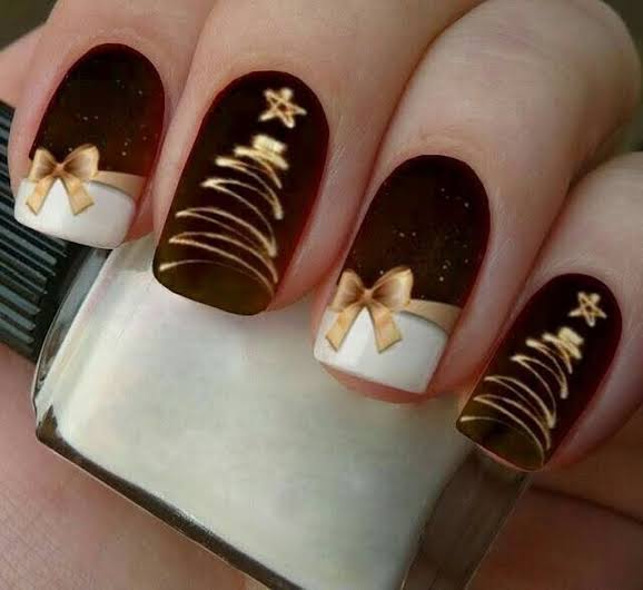 christmas tree nails