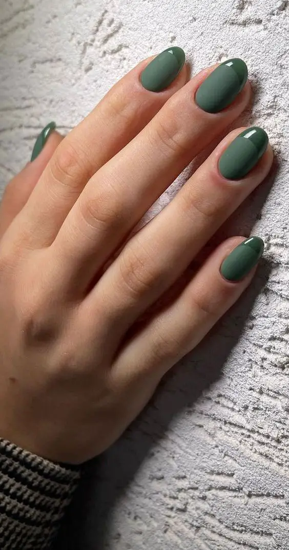 The best olive green nails