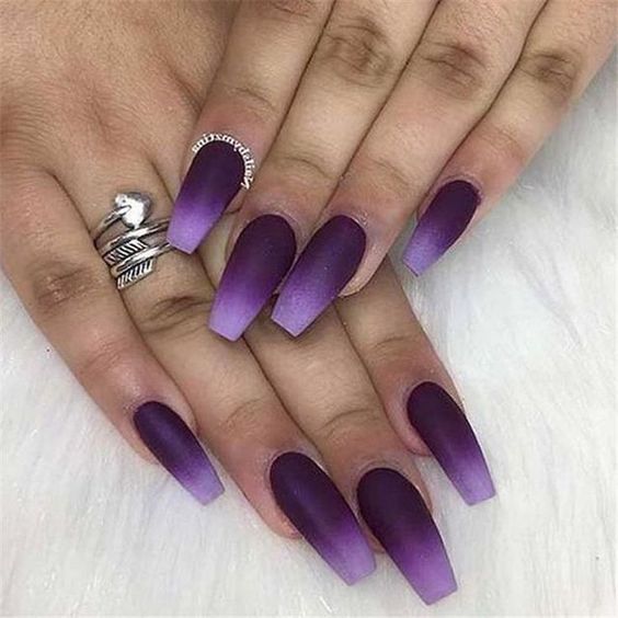 The Best Dark Purple Nails & Dark Purple Nail Designs