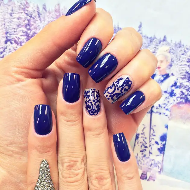 The top royal blue nails, royal blue nail ideas, and royal blue nail designs