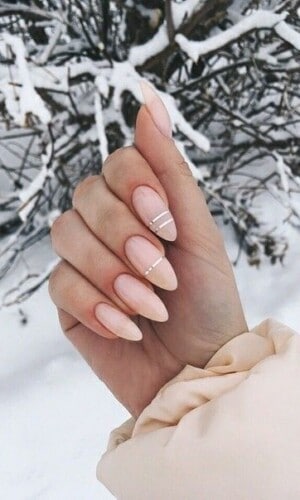 natural acrylic nails