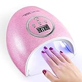 48W LED Nail Lamp UV Curing Professional Gel Polish Nail Dryer Light Smart Auto-sensing 4 Timer...