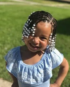 kids box braids with beads