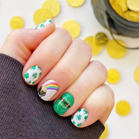 Saint Patrick's Day nails designs to copy