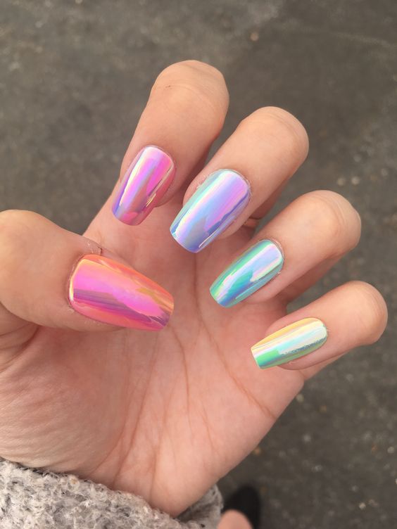 Unicorn nails and unicorn nail designs to try