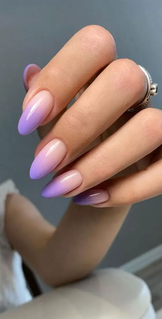 lavender nails, lavender nail designs, and lavender nail ideas to copy | lilac nails and lilac nail designs