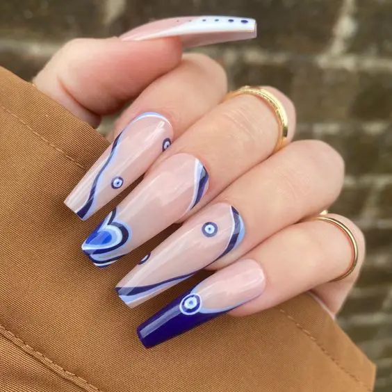 evil eye nails