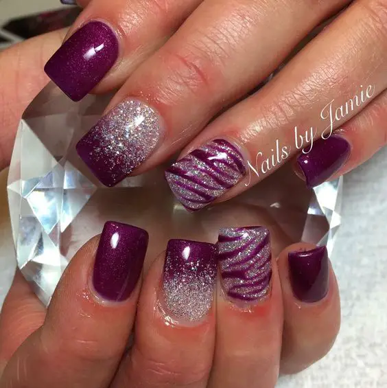 The Best Dark Purple Nails & Dark Purple Nail Designs