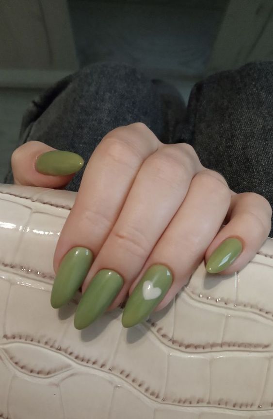 The top sage green nails and sage green nail designs to check out