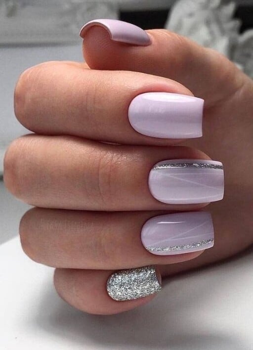 Trending beautiful purple nails for inspiration - True Purple