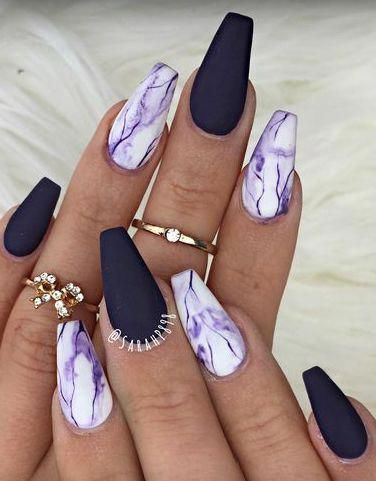 The Best Dark Purple Nails & Dark Purple Nail Designs