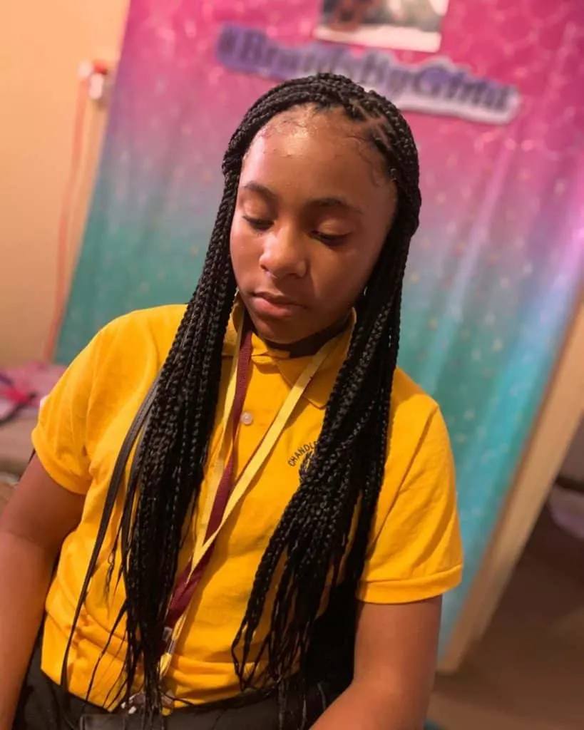 kids box braids