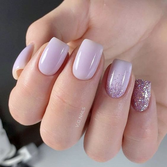 lavender nails, lavender nail designs, and lavender nail ideas to copy | lilac nails and lilac nail designs