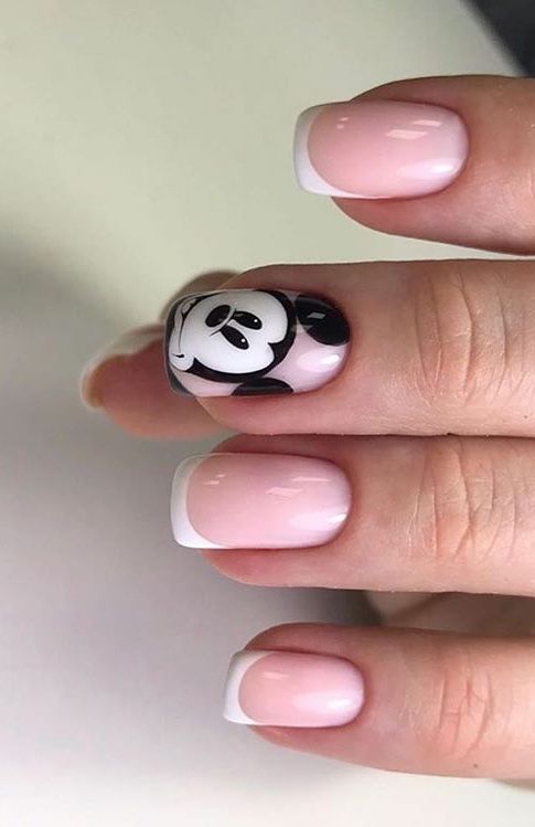 Disney nails and Disney nail designs including simple Disney nails