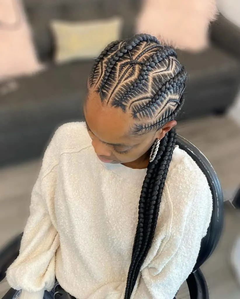 zig zag cornrows