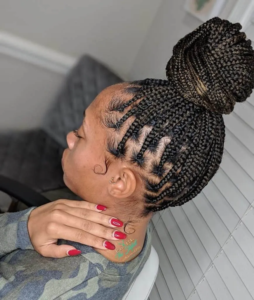 small knotless box braids