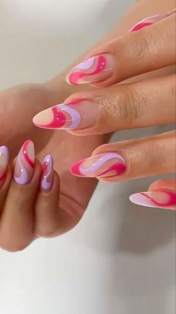 Tropical nails | Hawaiian nails and Hawaiian nail designs | 