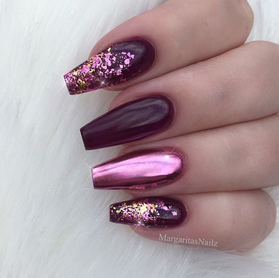 The Best Dark Purple Nails & Dark Purple Nail Designs