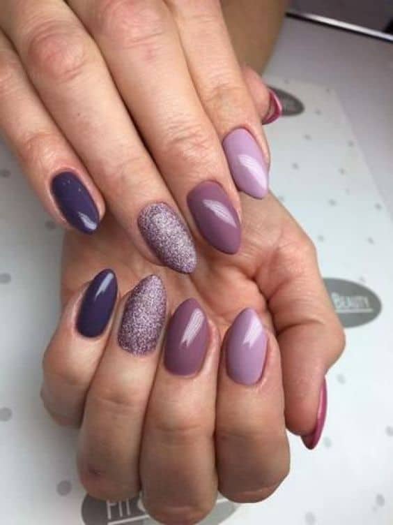 Trending beautiful purple nails for inspiration - True Purple