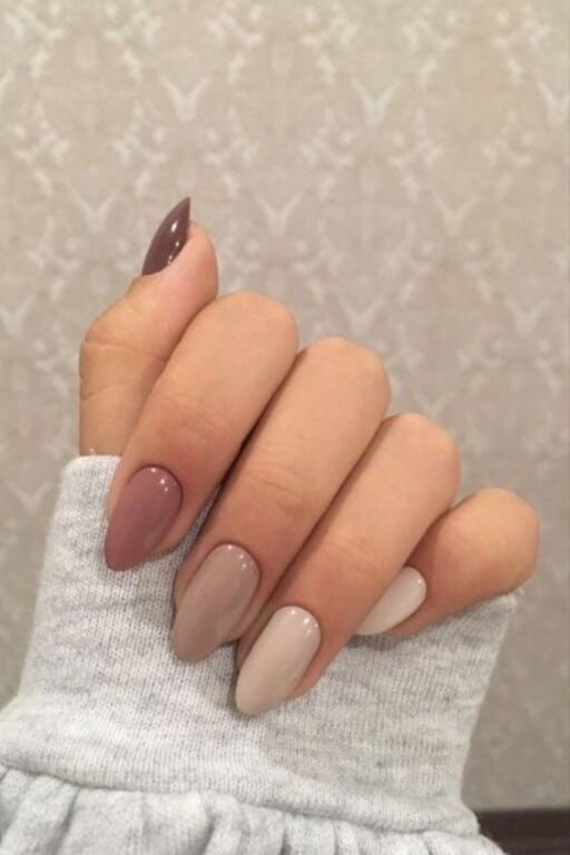 natural acrylic nails