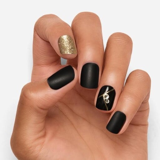 New Year's nails, New Year's Eve nails, and New Year's nail designs to try this year