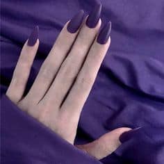 Trending beautiful purple nails for inspiration - True Purple